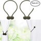 thumbnail image 2 of 2pcs decorative drapery magnetic holders, stylish curtain tiebacks, 2 of 3