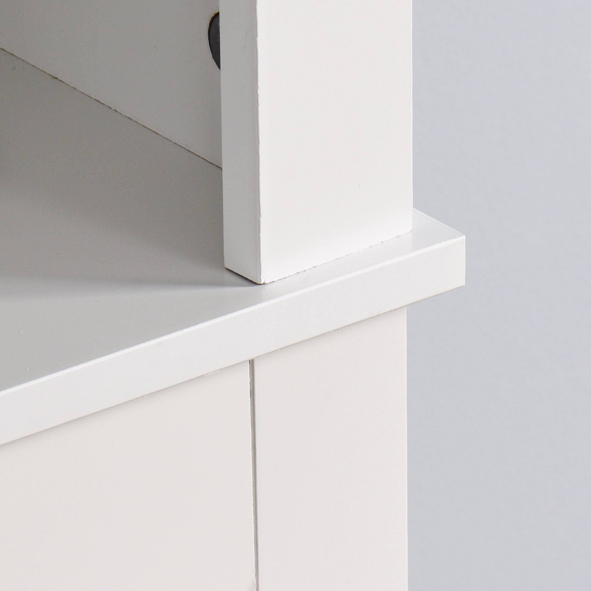 Kadyn Over The Toilet Storage Cabinet Rack for Bathroom, Bathroom Space Saver Storage Cabinet for Laundry Room, Bathroom Corner Stand Storage Organizer Shelf for Restroom, White Kadyn Over The Toilet Storage Cabinet Rack for Bathroom, Bathroom Space Saver Storage Cabinet for Laundry Room, Bathroom Corner Stand Storage Organizer Shelf for Restroom, White