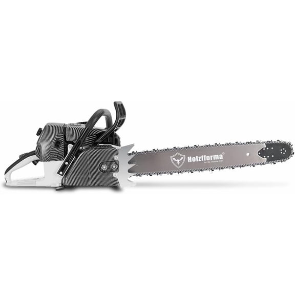 Holzfforma 92CC G660 PRO Gasoline Chain Saw Power Head Normal Handle Bar NGK Plug Tank Protective Guard with 36 Inch 3/8" .063" 114DL Guide Bar and Saw Chain