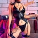 thumbnail image 2 of Lencería sexy para mujer, faja moldeadora de cadena de charol, conjunto sexy, 2 of 6