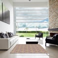 thumbnail image 6 of Ahgly Company Indoor Square Patterned Dark Gold Brown Novelty Area Rugs, 6' Square, 6 of 6