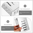 thumbnail image 3 of unbranded Organizador Con Drenaje De Acero Inoxidable Para Y Cubiertos Con Montado En Pared, 3 of 8