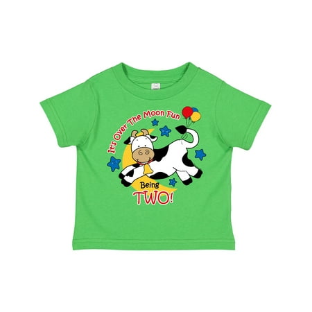 

Inktastic Cow over Moon 2nd Birthday Gift Toddler Boy or Toddler Girl T-Shirt