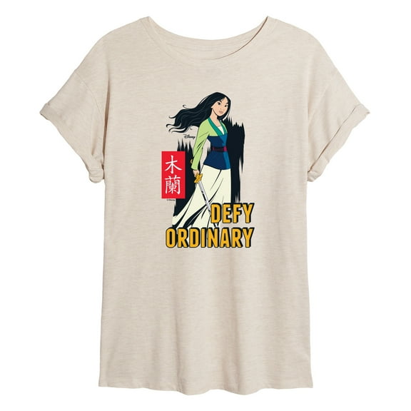 Disney Mulan - Defy Ordinary - Juniors Ideal Flowy Muscle T-Shirt