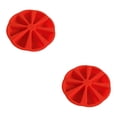thumbnail image 1 of Molde para pasteles Cateissary bandeja de silicona DIY 8 cavidades color Rojo 2piezas, 1 of 6