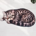 thumbnail image 6 of Joernso Door Mats Decorative Animal Shape Washable Adorable Sleeping Cat Doormat for Entryway, 6 of 8