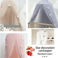 thumbnail image 4 of Mosquito Net Hanging Tent Star Decoration Baby Bed Crib Canopy Tulle Curtains for Bedroom Play House Tent for Children Kids Room, 4 of 10
