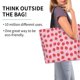 thumbnail image 2 of Disketp Hand Drawn Strawberry Bolsa Tote Estampada para Mujer, Bolso de Hombro y de Mano para Compras y Viajes, 2 of 8