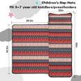 thumbnail image 5 of Red and Blue Christmas Knitted Pattern Toddler Nap Mats for Kids Preschool,50"x20" Sleeping Mat Bag or Kids,Toddler Sleeping Bag,Toddler Nap Mat or Daycare, 5 of 6