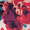 Red Flower, variant on Plus Size Summer Floral Dress V-Neck Short Sleeve A-Line Knee Length XL-5XL(3XL, Blue Flower)