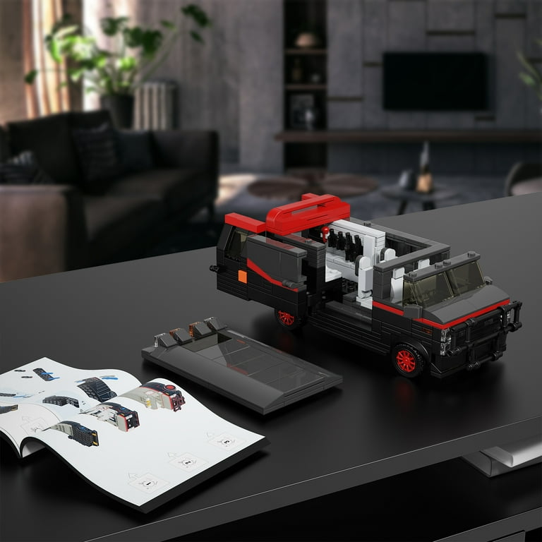 Lego black van sale