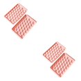 thumbnail image 3 of Bearachild Ice Cube Tray Molds Double Layer Icing Shaped Homemade DIY Cubes Kitchen PP Moulds Reusable Round Making Washable Maker Rosa 33 Rejillas 2piezas Bearachild CBP487925, 3 of 6