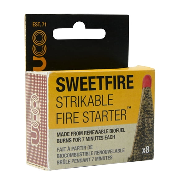 Fire Starter UCO SweetFire Stormproof, paquete de 8