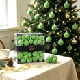 thumbnail image 4 of STPToys 44Pcs Christmas Lime Green Velvet Ornament Balls Assorted Sizes With Hanging Loops For Xmas Tree Holiday Home Decor, 4 of 9