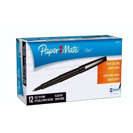 Paper Mate Flair Felt Tip Pens, Medium Point (Best Pen Brands In The World)