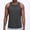 Gray, variant on SSAAVKUY Mens Workout Mesh Quick-Dry Muscle Gym Tanks Basic Tank Tops for Gym Bodybuilding Sleeveless Crew Neck Tees White L