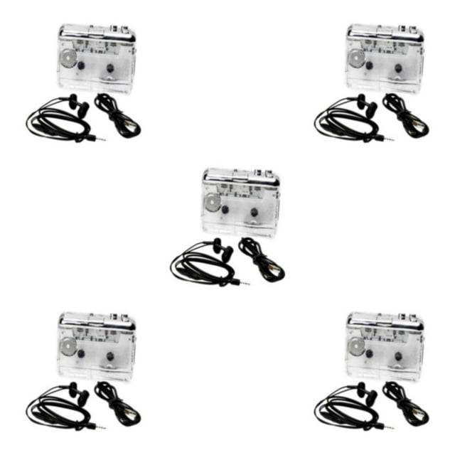 Maytalsory Cassette USB Polyvalente Convertisseur MP3 pour Ordinateur Portable PC Type1 5Ensemble