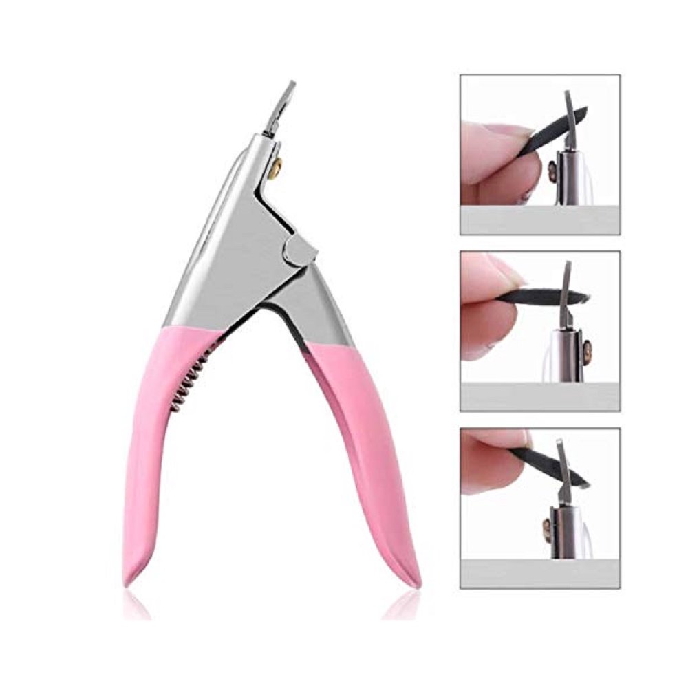 Manicure Tips Cutter Acrylic Nail Scissors False Nail Clipper U Edge Nail Art