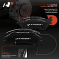 thumbnail image 2 of A-Premium Front & Rear Ceramic Disc Brake Pads Set Compatible with Select Ford Models - For F-150 2012-2020 with Hardware 8 Pcs, 2 of 9