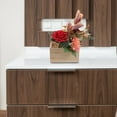 thumbnail image 4 of UPOUART Small Wooden Basket Wood Storage Bins Beige For Families 1Pcs, 4 of 8