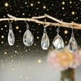 thumbnail image 5 of Nkmbld Crystal Teardrop Ornaments for Christmas Tree Decorations, Hanging Teardrops Crystals Pendants with Hook for Windows Lamp Christmas Tree Decorations, White, 5 of 8