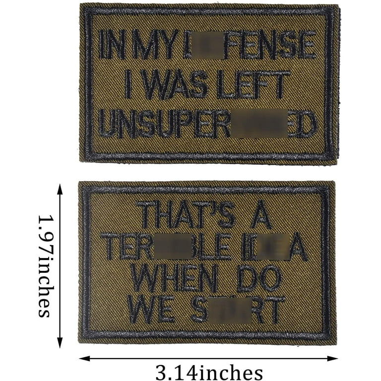 Military Embroidery Tapes, Custom Name Patch, Text Brand, Morale Tactics