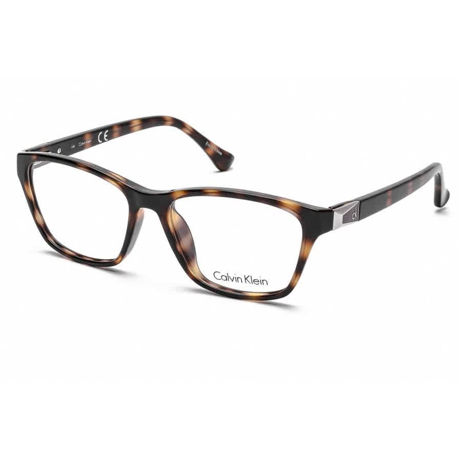 Calvin Klein CK5891 Tortoise Rectangular Eyeglass Frames 214 Walmart