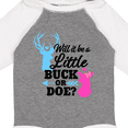 thumbnail image 4 of Inktastic Gender Reveal Will it be a Little Buck or Doe? Girls Long Sleeve Baby Bodysuit, 4 of 5