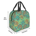thumbnail image 3 of Easygdp Colourful Tie Dye Bolsa Térmica Premium - Tela Oxford Impermeable, Gran Capacidad, Bolsillo Frontal, Unisex para Trabajo, Escuela, Actividades al Aire Libre y Picnics, 3 of 8