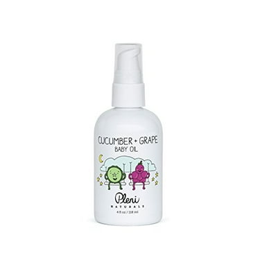 Pleni Naturals Baby Cucumber Grape Massage Oil with Avocado, Cruelty-free