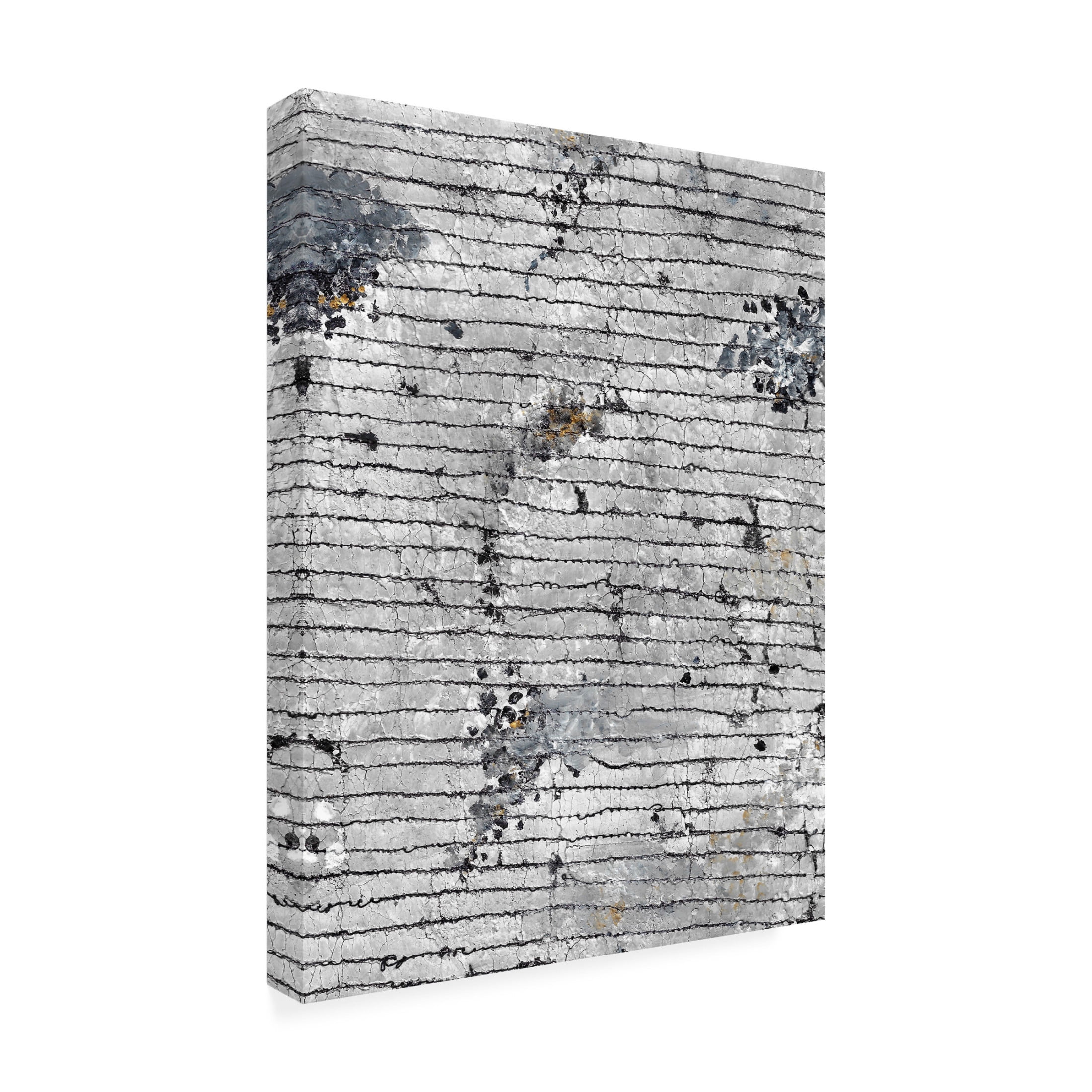 Canvas Wall Art - Maliq 'Stone 4' Wall Art for Living Room, Bedroom, or Office Décor by Trademark Fine Art - 24 x 32 Inches