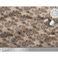 thumbnail image 3 of Soimoi Poly Georgette Fabric Floral Mandala Print Fabric by The Yard 42 Inch Wide, 3 of 3