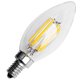 thumbnail image 3 of 4X Dimmable E12 6W Cob Candle Flame Led Bombilla Lámpara 10 x 3.5cm, 3 of 5