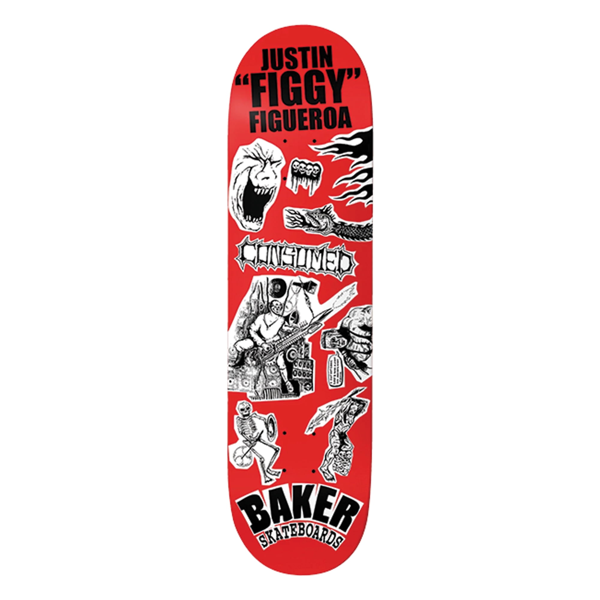 Baker Figueroa Divine Evil Skateboard Deck - 8.38 (Deck Only)