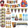 thumbnail image 2 of Decoraciones de cumpleaños de Dragon Ball, globos de aluminio, decoración para tartas, suministros para fiestas temáticas de Son Goku, platos, cajas de dulces, baby shower, 2 of 5