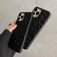 thumbnail image 3 of Tin Foil Peated Black Solid Color Soft Case  for iPhone (Black,iPhone 13 Pro Max), 3 of 5