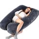 thumbnail image 1 of U Shape Maternity Pillows 130x70cm Pregnancy Body Pillow Soft Coral Fleece Pregnant Women Side Sleepers Bedding Relaxing Pillows, 1 of 5