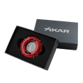 thumbnail image 5 of Xikar XO Double Guillotine Cutter, Dual Stainless Steel Blades, Red & Silver, 5 of 5