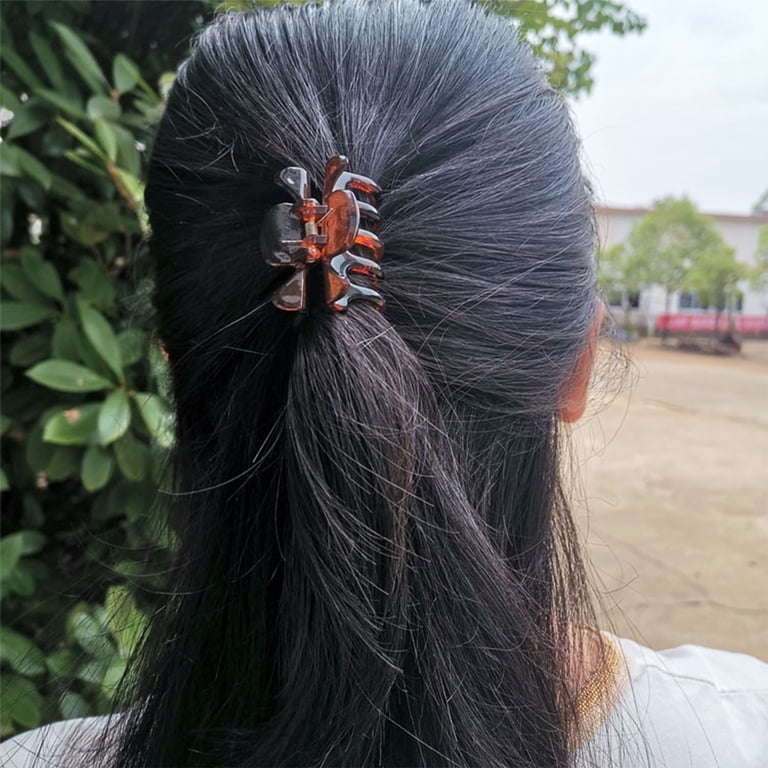 Bueautybox 8Pcs Strong hold hair claw clips for women thick  display picture 2