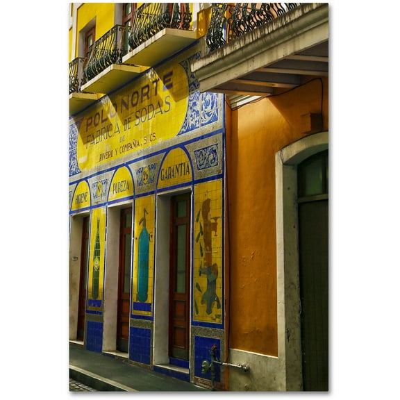 Trademark Fine Art "Old San Juan 4" Canvas Art by CATeyes