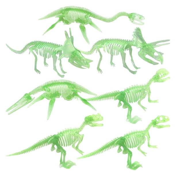 Juguetes DIY de Dinosaurio Sunnimix 7 Piezas Esqueleto Luminoso