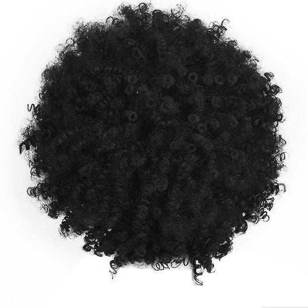 Peluca de pelo rizado Afro Hort con flequillo, pelucas baratas sintéticas de nueva llegada