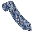 thumbnail image 5 of Men'S Tie 4.7×3.1in Is Not Easy To Deform And Fade Anti-Drift Button Design Is Easy To Take Care Of For Work Travel Daily Business Animal Print Style Mediumslateblue_3, 5 of 8