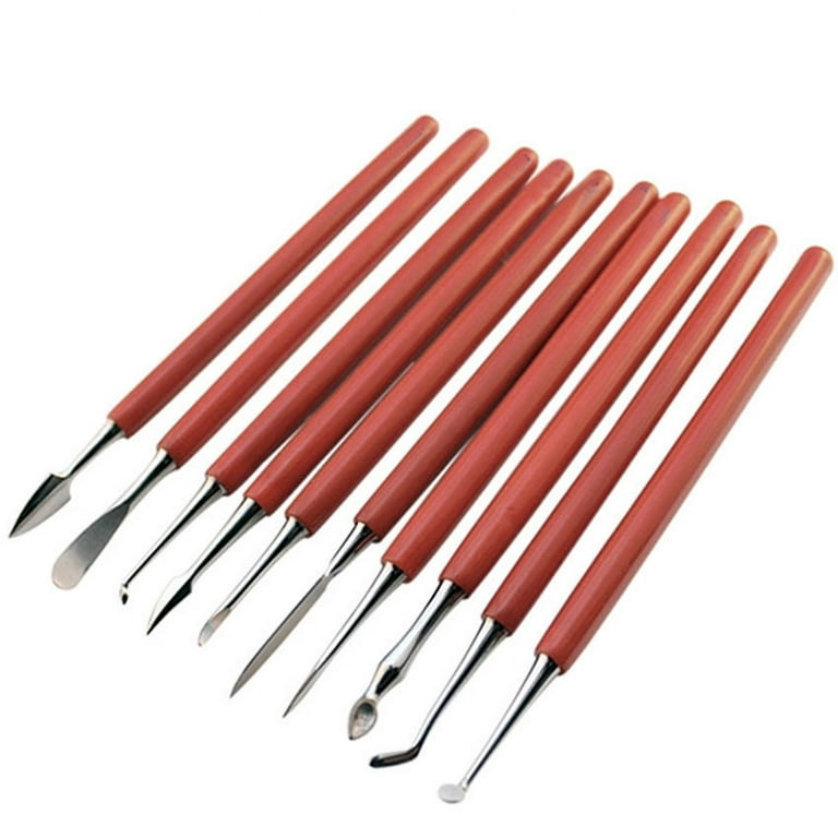 Wax Carving Tools 10 Pcs Set Jewelry Wax Metal Clay Plaster Sculpting  Designing 