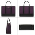 thumbnail image 5 of Lovevook Laptop Tote Bag for Women, Lightweight Pu Leather Work Tote Bag with Clutch Purse, Large Computer Bag Briefcase Fit for 15.6" Laptop, 5 of 8