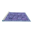 thumbnail image 2 of Ahgly Company Machine Washable Indoor Rectangle Persian Blue Traditional Area Rugs, 8' x 10', 2 of 4