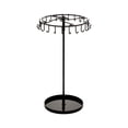 thumbnail image 4 of Soporte para collares con 23 ganchos estante de almacenamiento de joyas tocador giratorio mesa de metal Fernando, 4 of 7