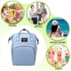 thumbnail image 4 of Sywqhk Mochila De Lona Para Mamá, Mochila Portátil Impermeable (Azul Claro) Sywqhk Para estrenar, 4 of 5