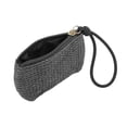 thumbnail image 3 of Unique Bargains 1 Pc Coin Purse Wallet Wrist Strap Woven Coin Purse Pouch Black, 3 of 5