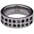 thumbnail image 2 of Jigsaw Tungsten Carbide Ring, 2 of 9